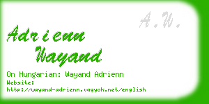 adrienn wayand business card